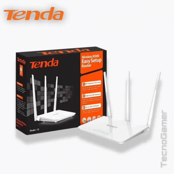 Router Tenda F3 3 ANTENAS 300 MBPS 5DBI X3 - Imagen 3