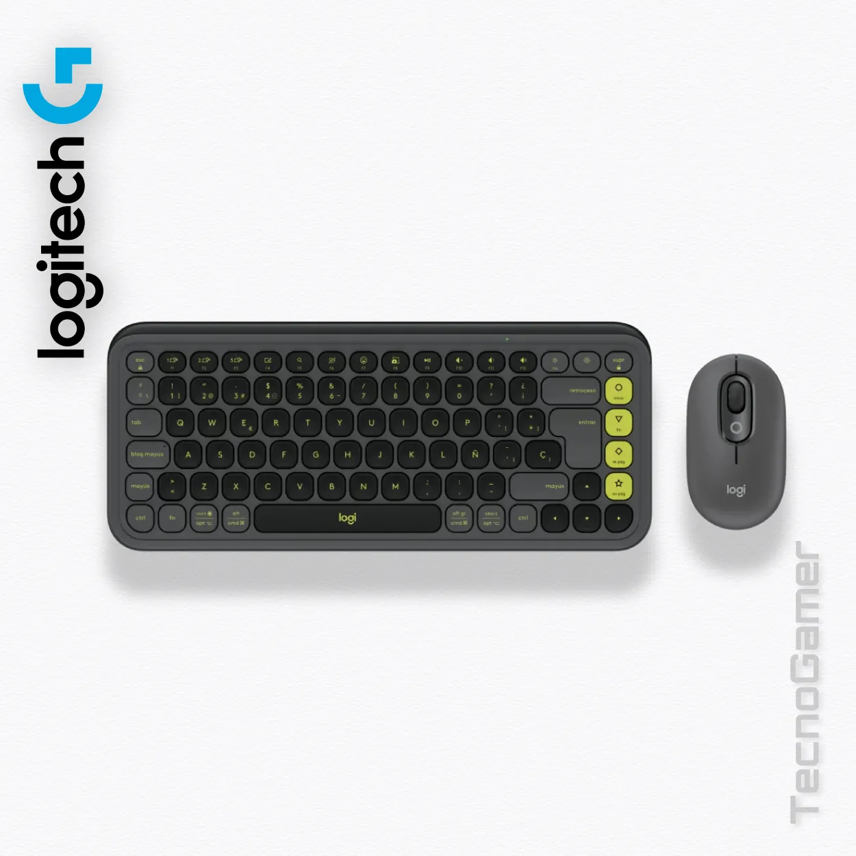 Teclado Combo Logitech POP Icon (teclado y mouse). - Imagen 3