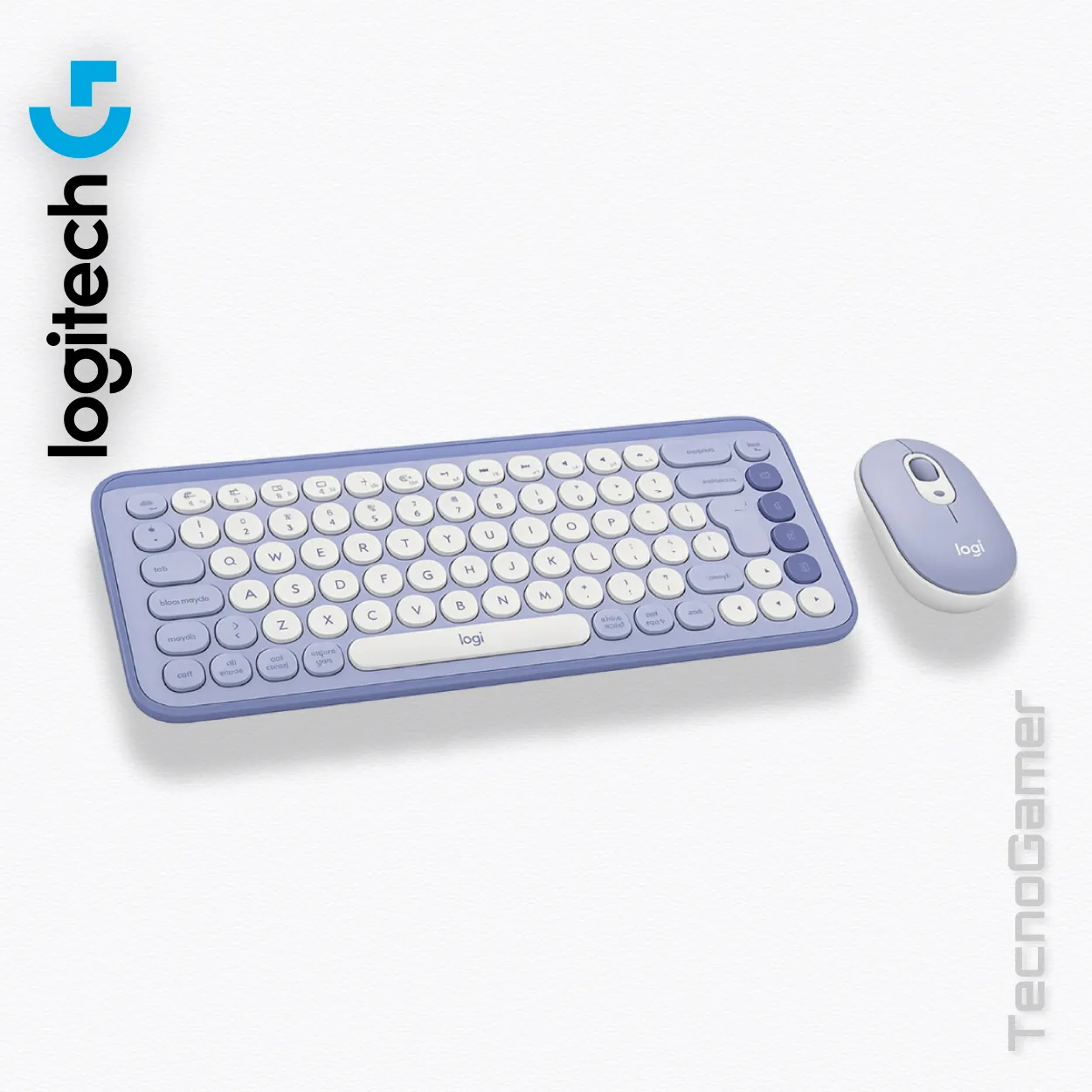 Teclado Combo Logitech POP Icon (teclado y mouse). - Imagen 4