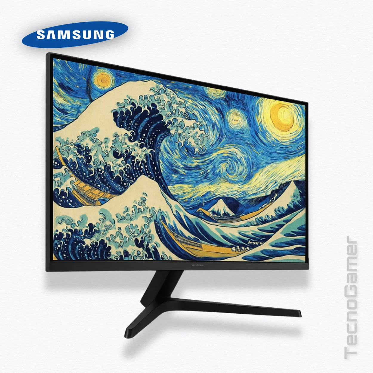 Monitor Samsung 22", 75Hz, FHD, IPS - Imagen 3