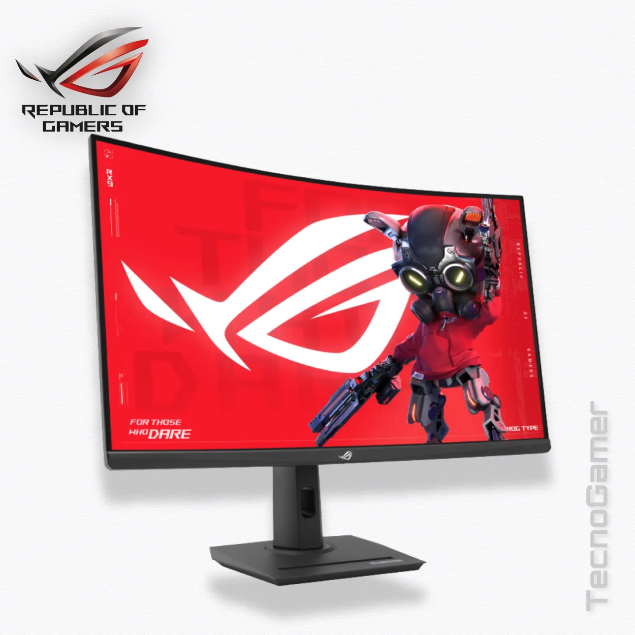 Monitor ASUS 32" CURVO ROG Strix 180Hz, 2K, VA, 1ms - Imagen 3