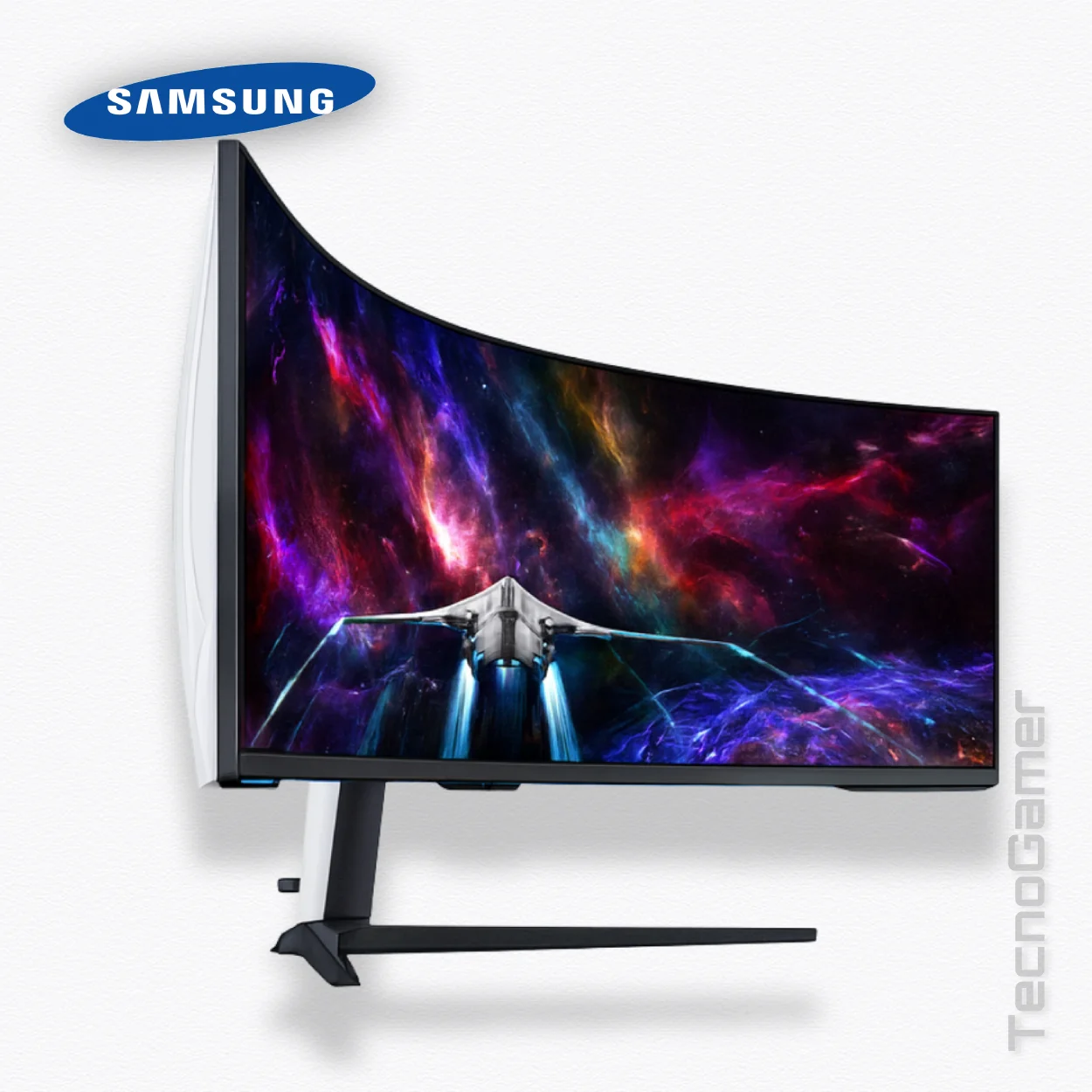 Monitor Samsung 57" CURVO ODYSSEY NEO G9, DUAL 4K - Imagen 3