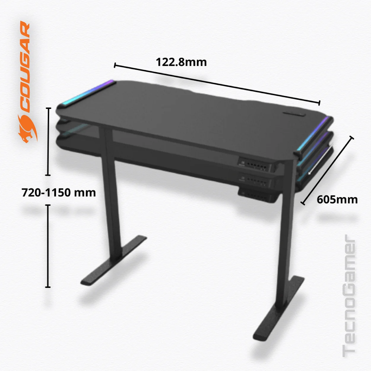 Mesa de Elevacion Electrica Cougar E-DEIMUS 120 - Imagen 7