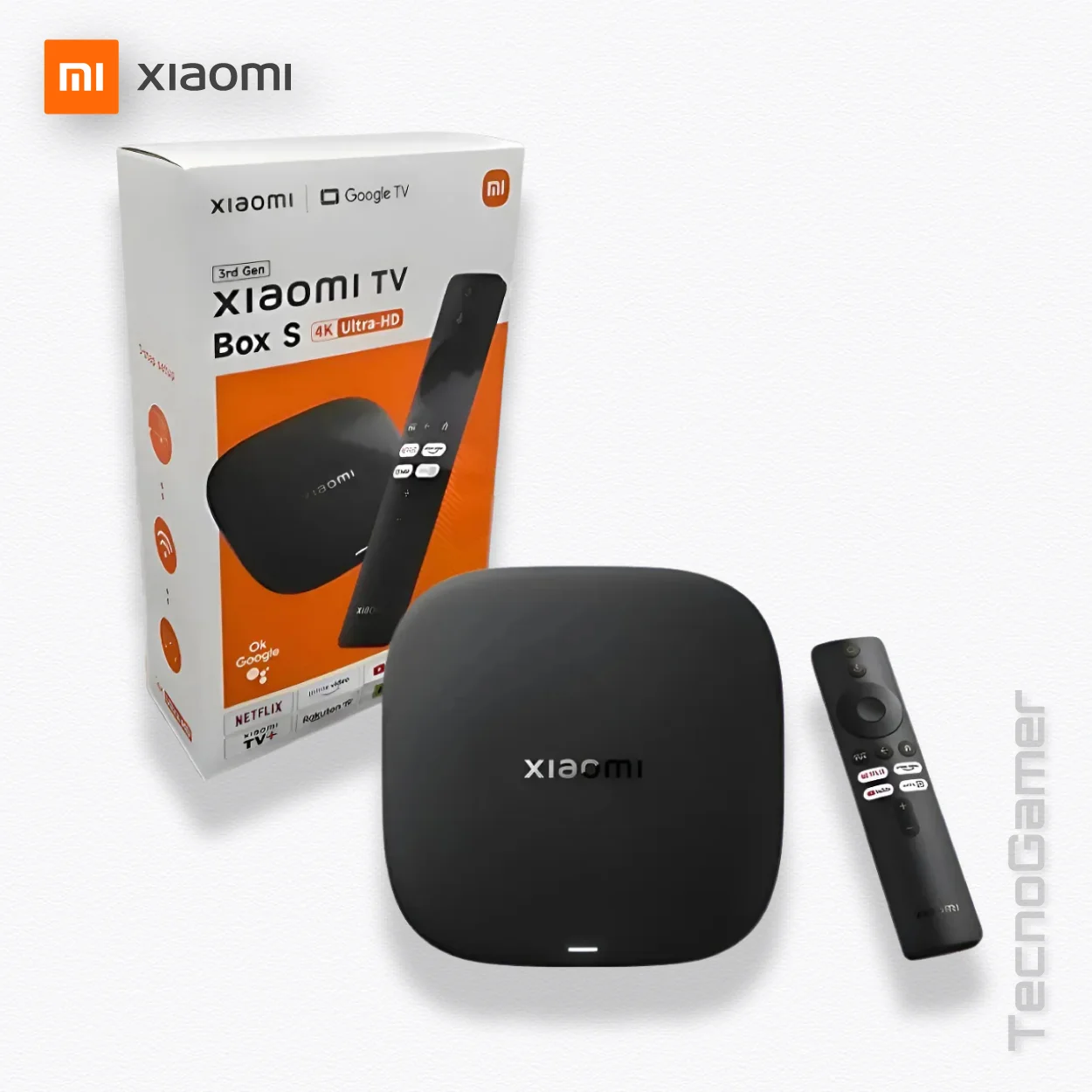 Xiaomi TV BOX S, 3RA GEN. (Google TV - 4 K), 32GB