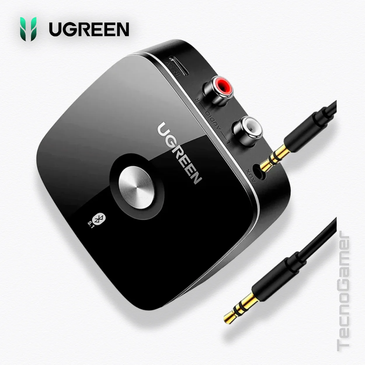 Adaptador Ugreen Bluetooth 5.1 Music Receiver Audio - Imagen 3