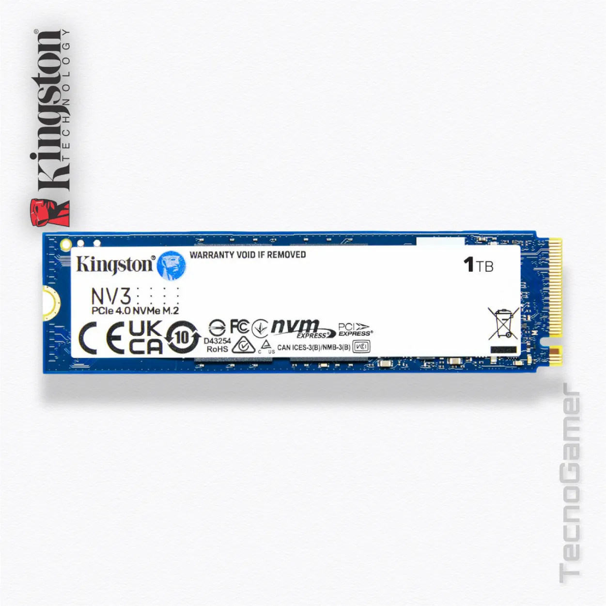 Disco Solido M.2 Kingston 1TB NV3 NVME