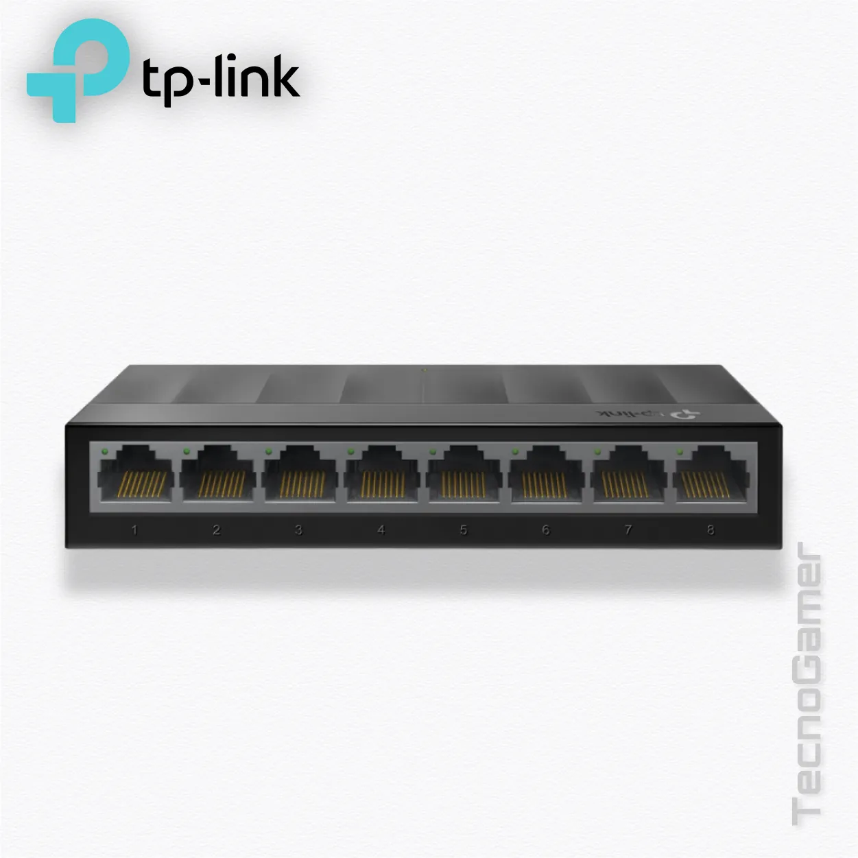 Switch Tplink - 8 Puertos 10/100/1000Mbps (Carcasa plástico)