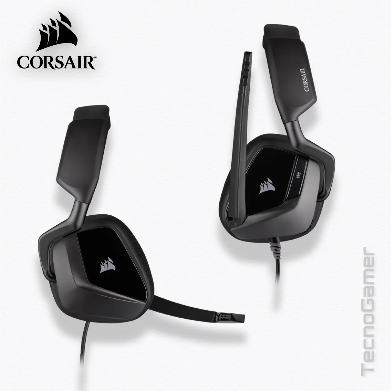 Audifono Corsair VOID ELITE SURROUND CARBONO 7.1 - Imagen 2