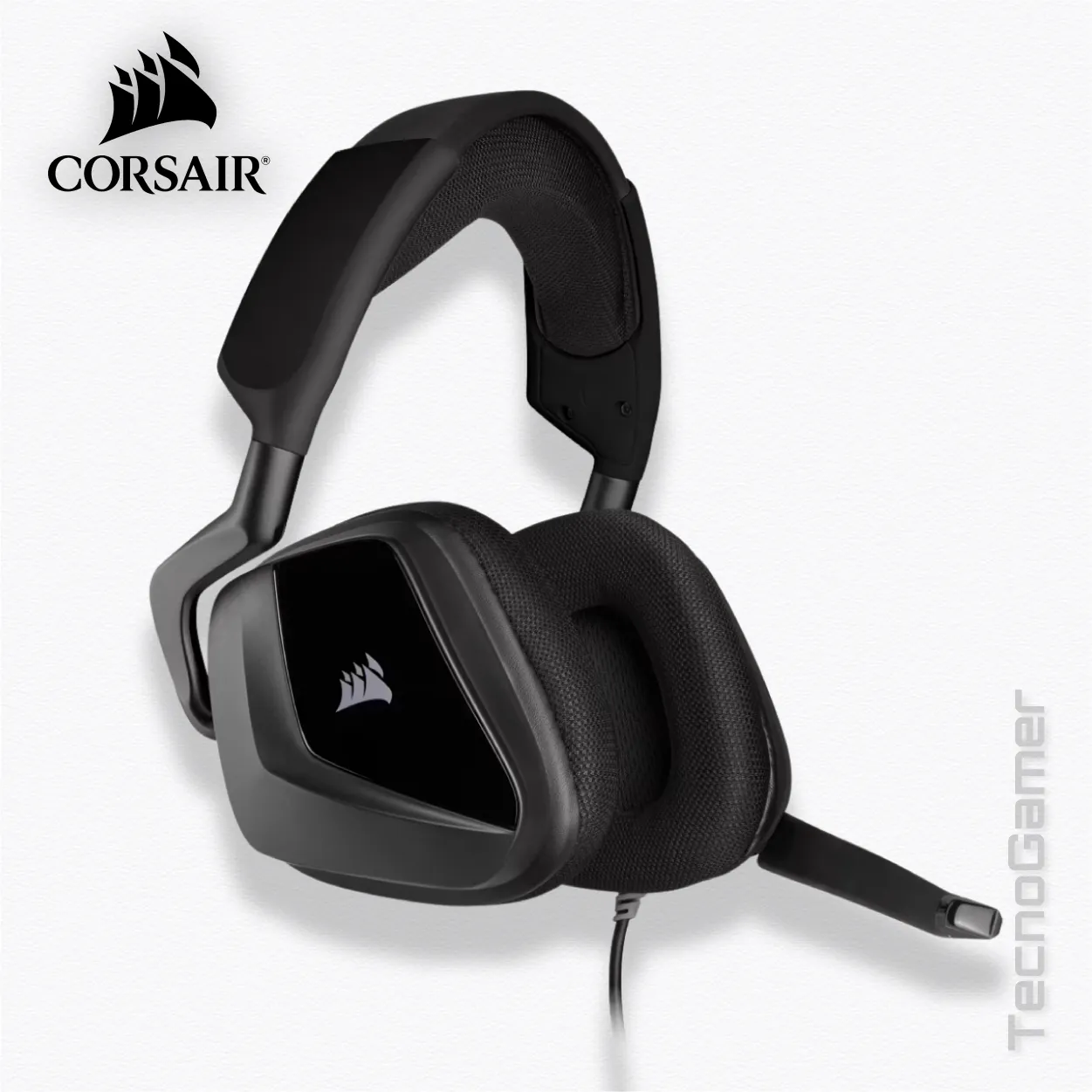 Audifono Corsair VOID ELITE SURROUND CARBONO 7.1 - Imagen 3