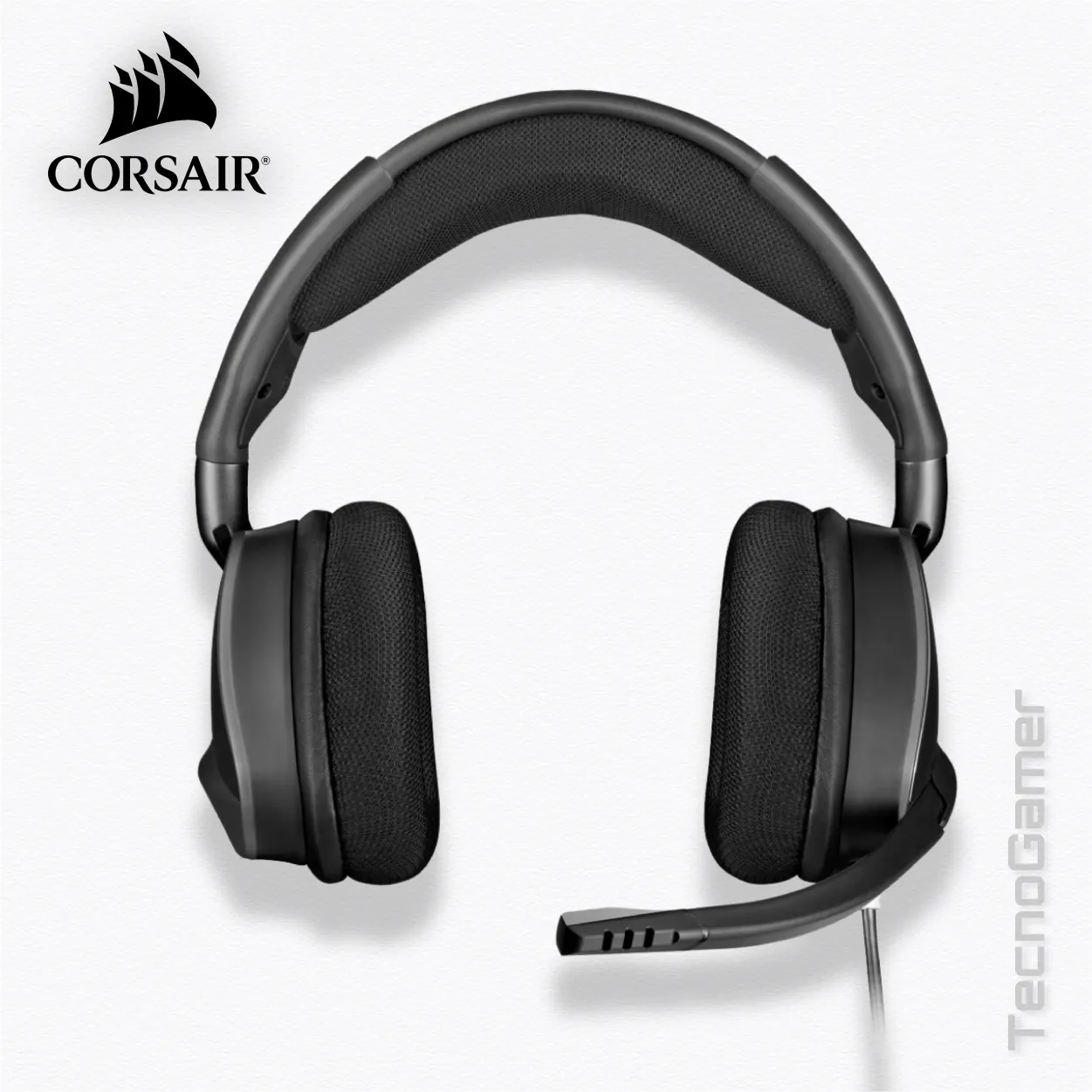 Audifono Corsair VOID ELITE SURROUND CARBONO 7.1 - Imagen 4