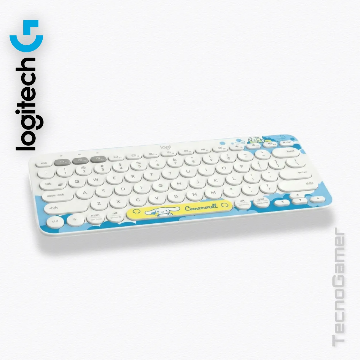 Teclado Logitech K380 - Cinnamonroll (Multi-device) - Imagen 4