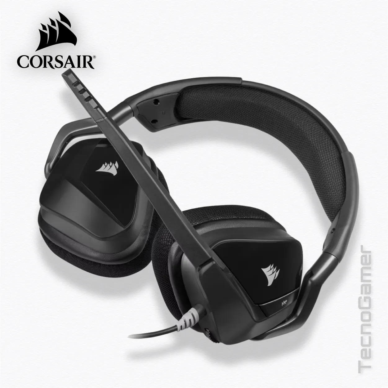 Audifono Corsair VOID ELITE SURROUND CARBONO 7.1 - Imagen 5
