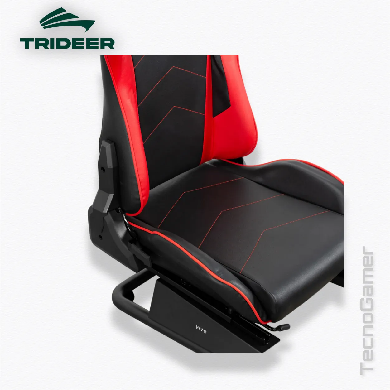 Estructura Trideer Asiento y Soportes para Volante, Pedales, caja y Monitor - Imagen 6
