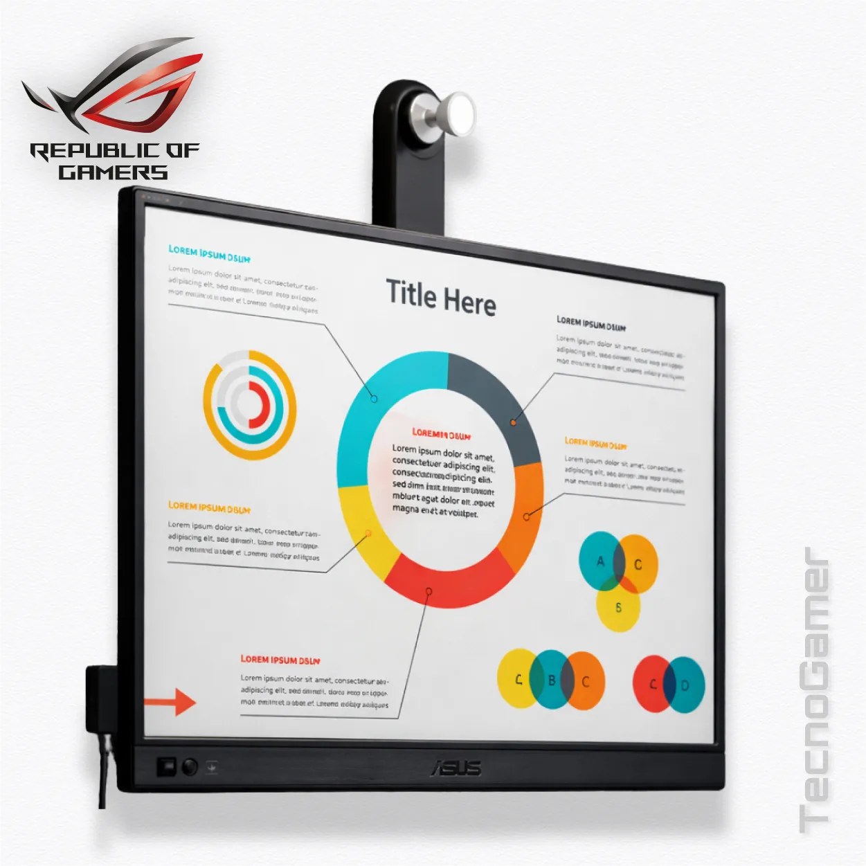 Monitor Portátil ASUS ZenScreen MB169CK: 15.6" 60Hz, FHD, IPS, USB Tipo-C - Imagen 6