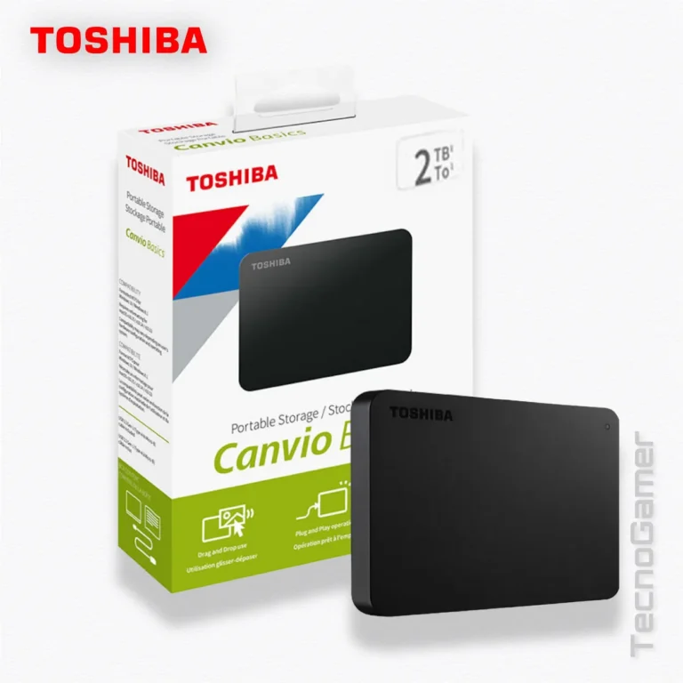 Disco Duro Externo Toshiba 2TB CANVIO BASICS (HDD Externo)