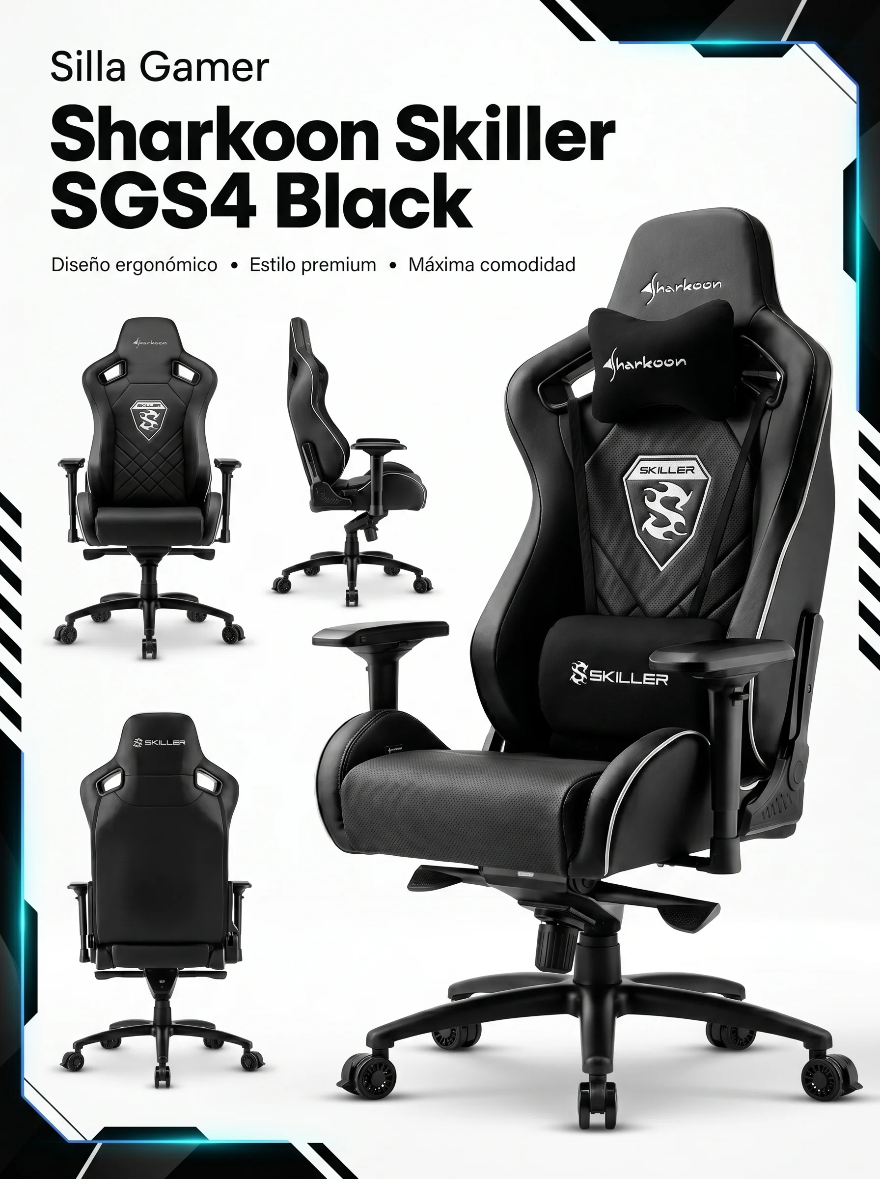 Sillas Gamer Sharkoon