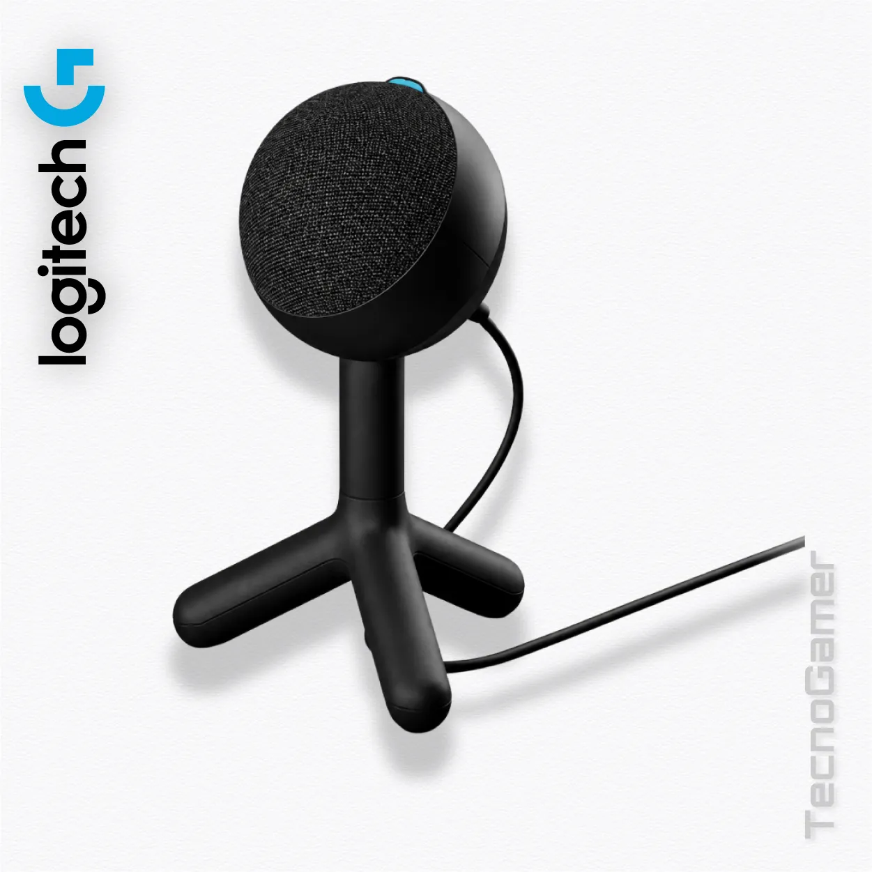 Microfono Logitech YETI ORB RGB CON LIGHTSYNC BLACK - Imagen 2