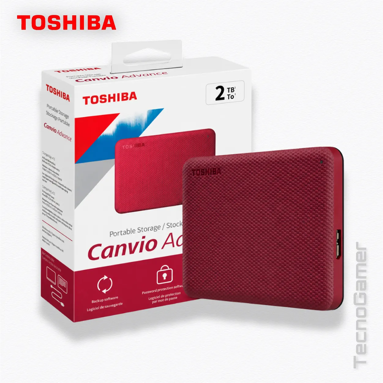 Disco Duro Externo Toshiba 2TB CANVIO ADVANCE - Imagen 4