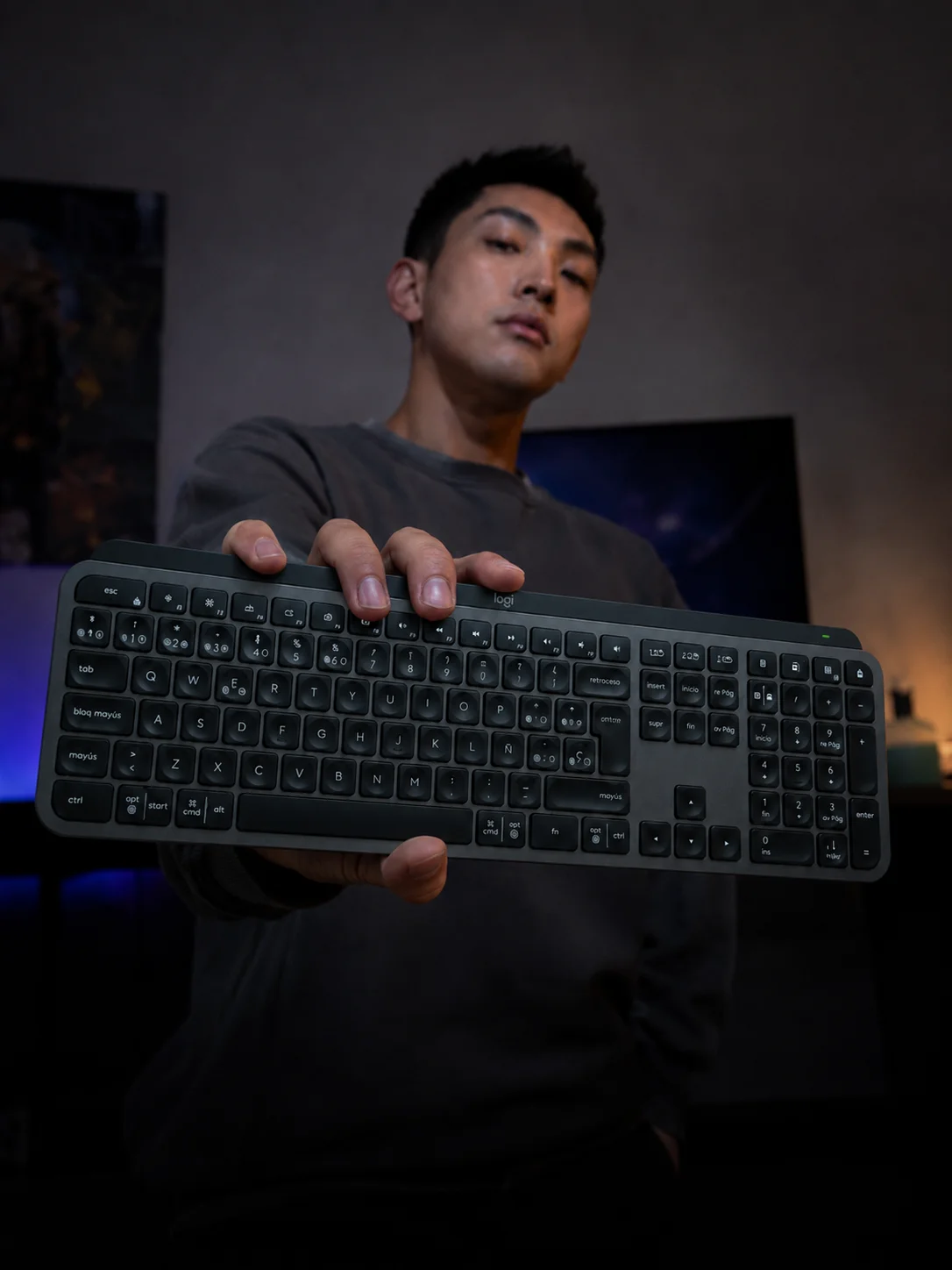 Teclado Logitech MX Keys S para productividad, comodidad y escritura precisa en Bolivia