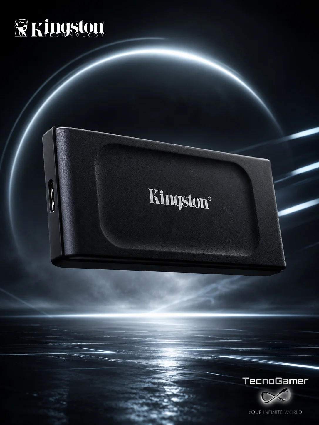 Disco Sólido Externo Kingston 1TB SATA XS1000 SSD Externo disponible en TecnoGamer Bolivia