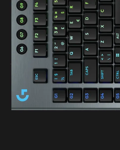 Teclados Logitech para gaming en TecnoGamer Bolivia