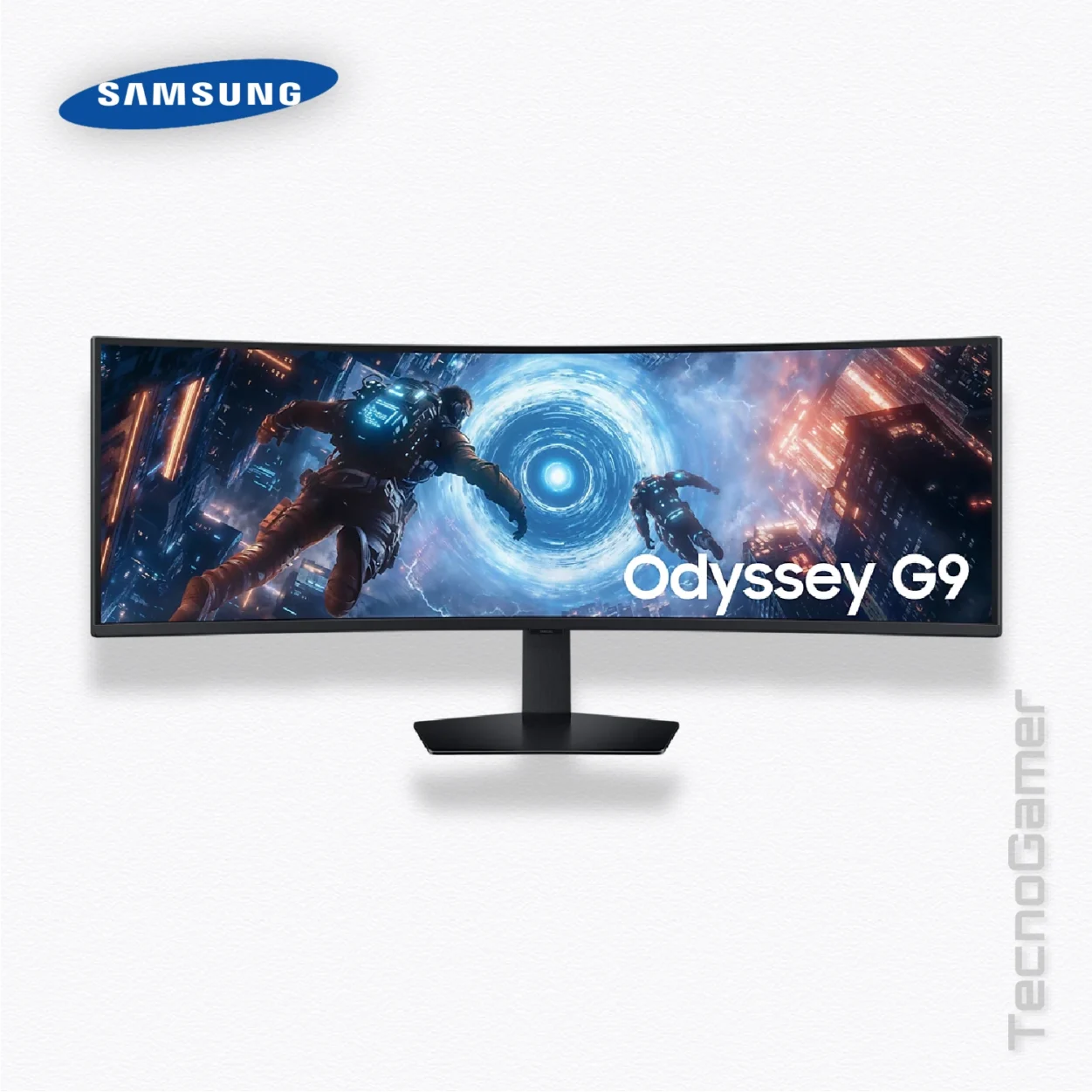 Monitor Samsung Odyssey G9 G91F LS49FG910ELXZS 49 144Hz VA Curvo DQHD 4K