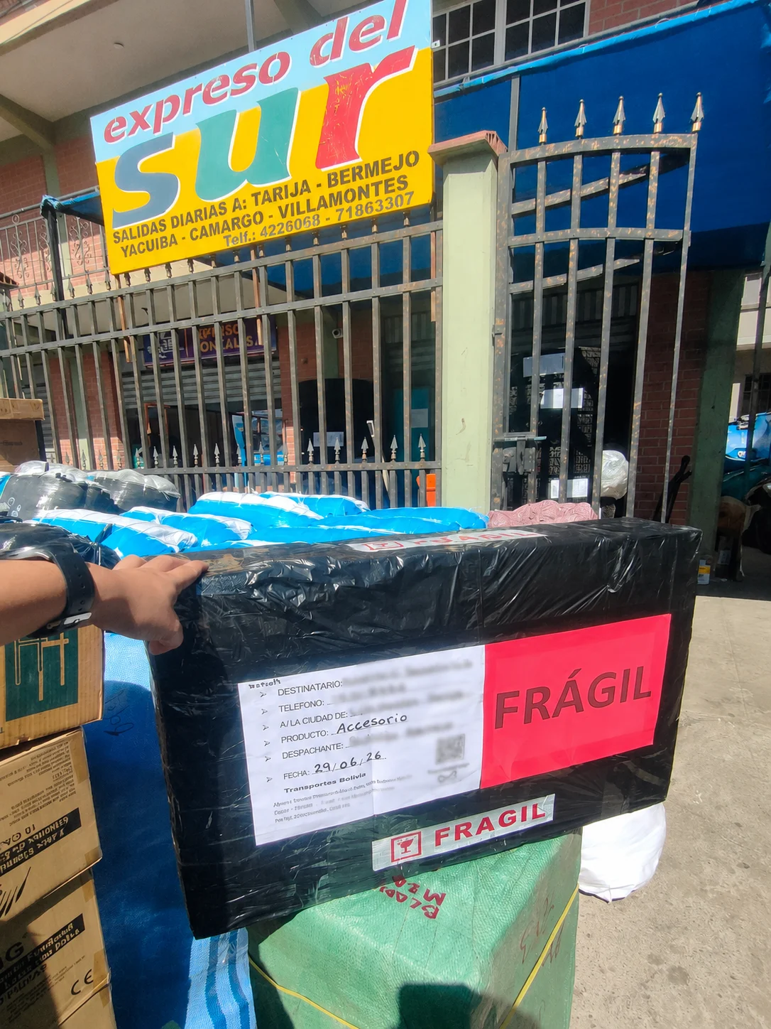 Pedido entregado a la transportadora