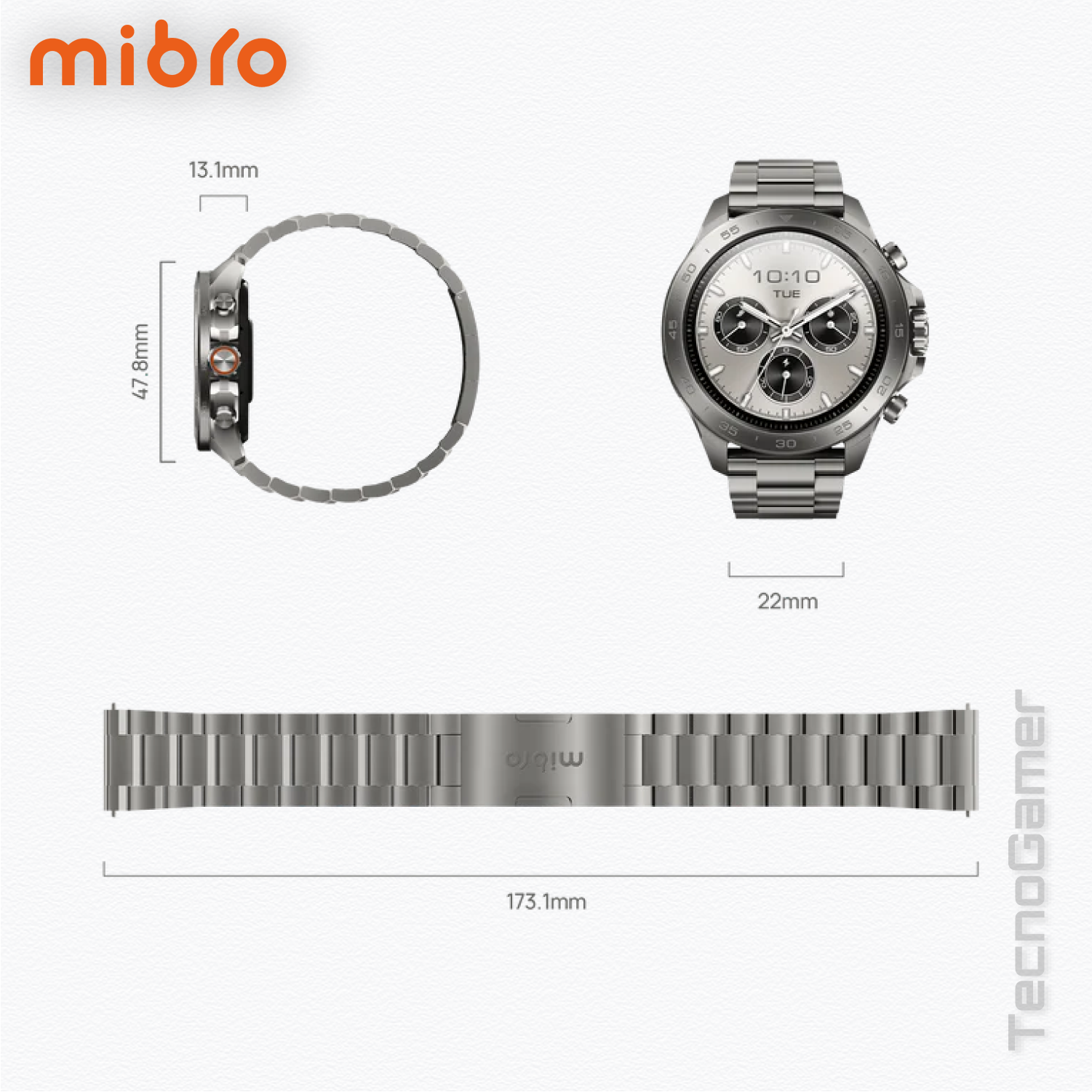 Reloj Digital Mibro WATCH GS EXPLORER S TITANIUM - Imagen 6