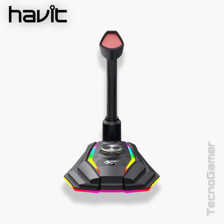 Microfono Havit GAMENOTE GK56 RGB,USB