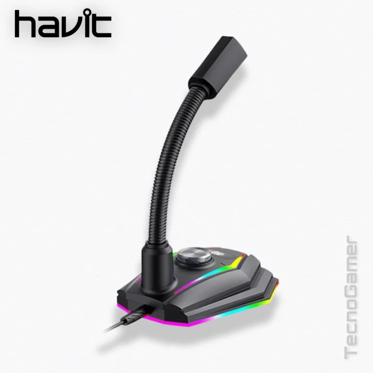 Microfono Havit GAMENOTE GK56 RGB,USB